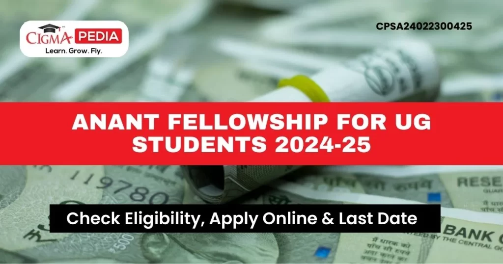 Anant Fellowship for UG Students 2024-25