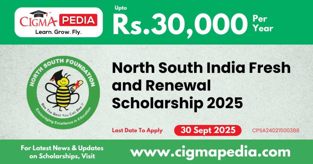 North South India Fresh and Renewal Scholarship