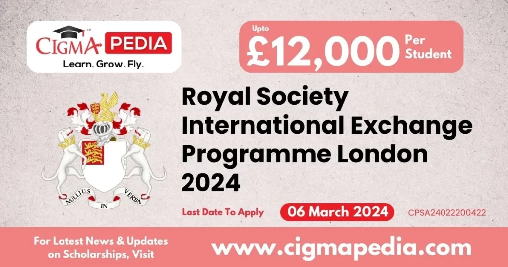 Royal Society International Exchange Programme London 2024