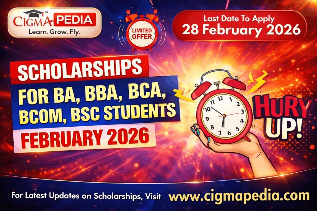 Scholarships for BA BBA BCA BCom BSc Students