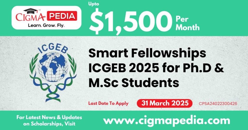 Smart Fellowships ICGEB