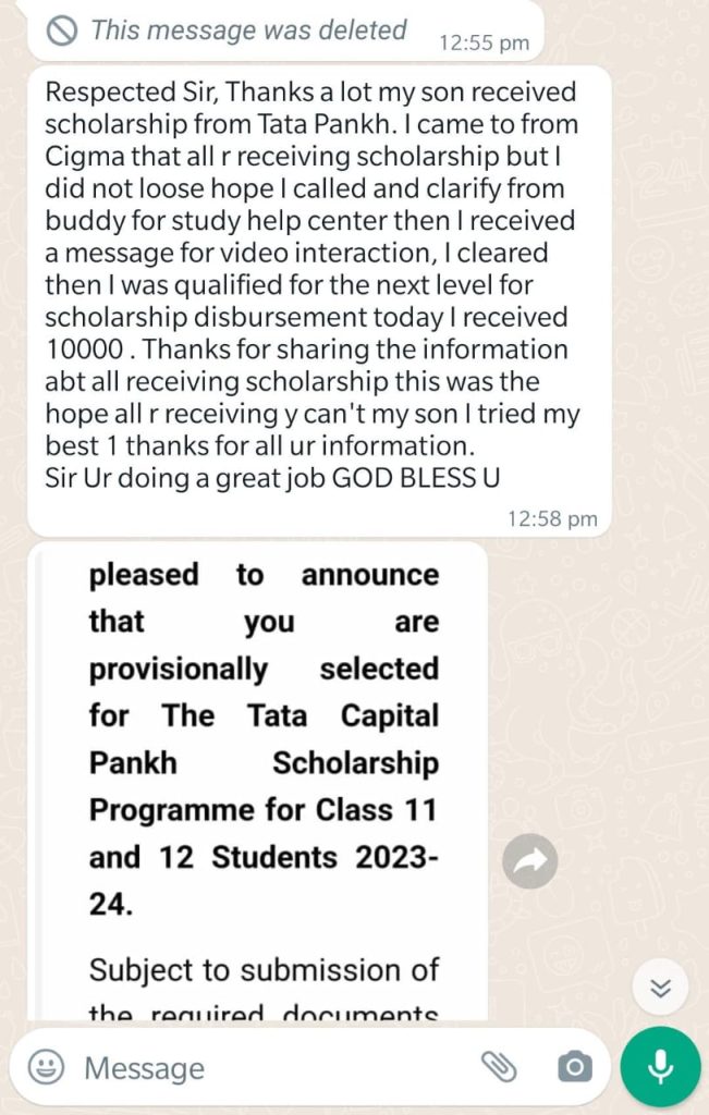 Success story of Syed Zubair - CIGMA Pedia -TATA Capital Pankh Scholarship
