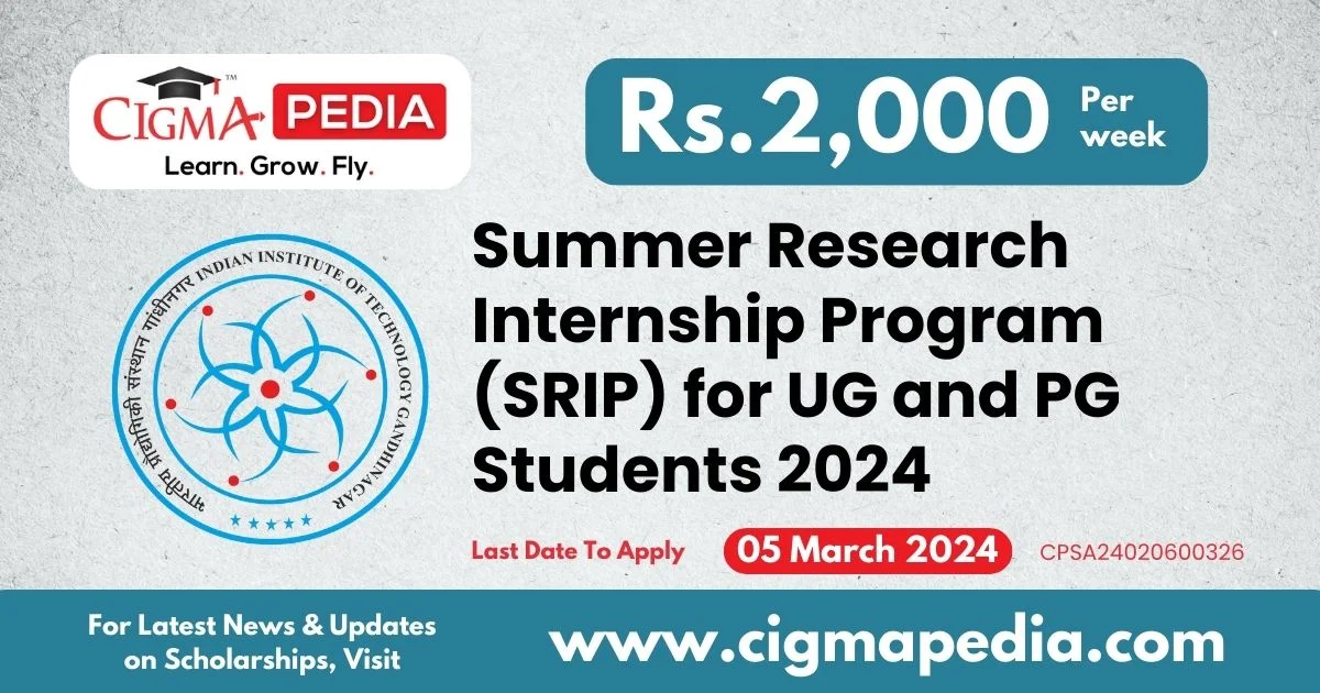 Summer Research Internship Program SRIP For UG And PG Students 2024   Summer Research Internship Program SRIP For UG And PG Students 2024.webp