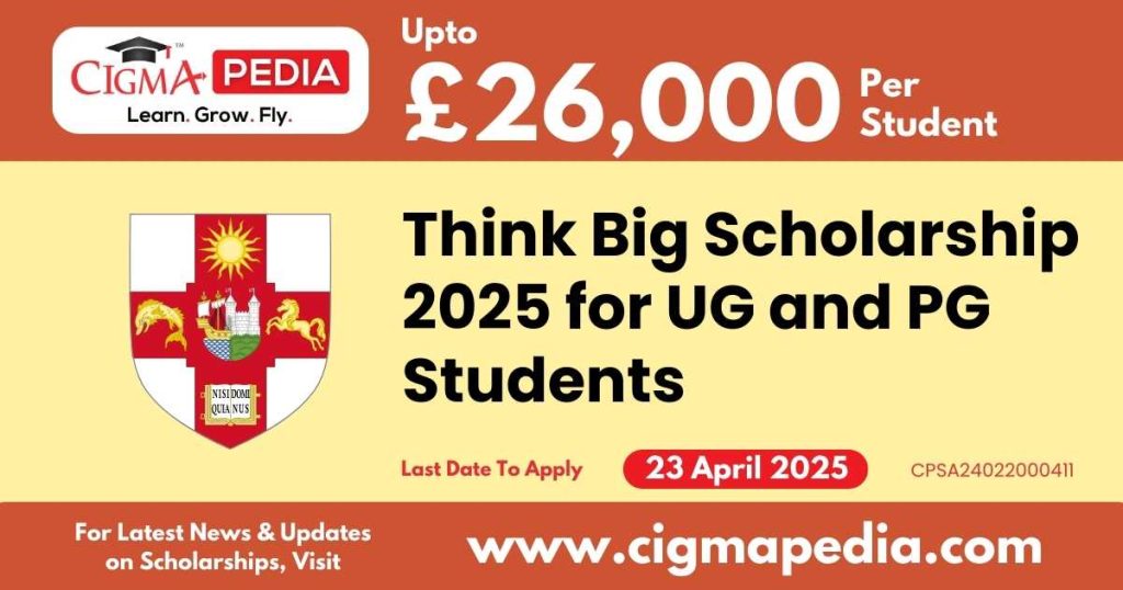 Think Big scholarship