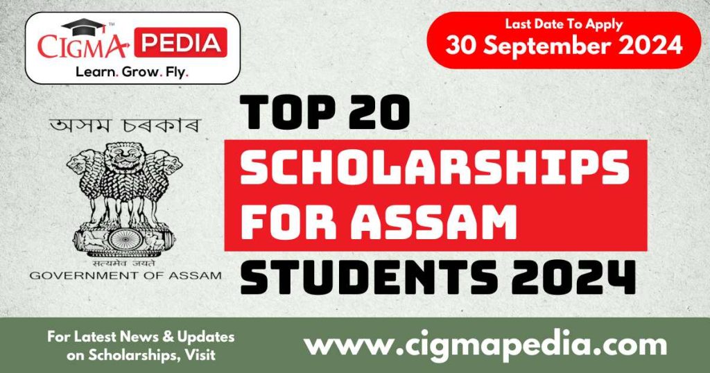 Top 20 Scholarships for Assam Students