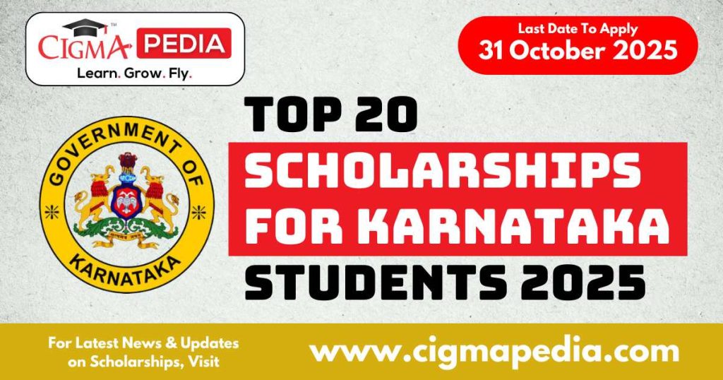 Top 20 Scholarships for Karnataka Students in October 2025