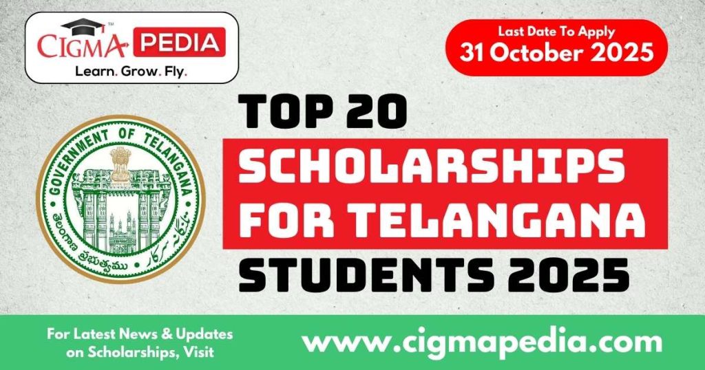 Top 20 Scholarships for Telangana Students in October 2025