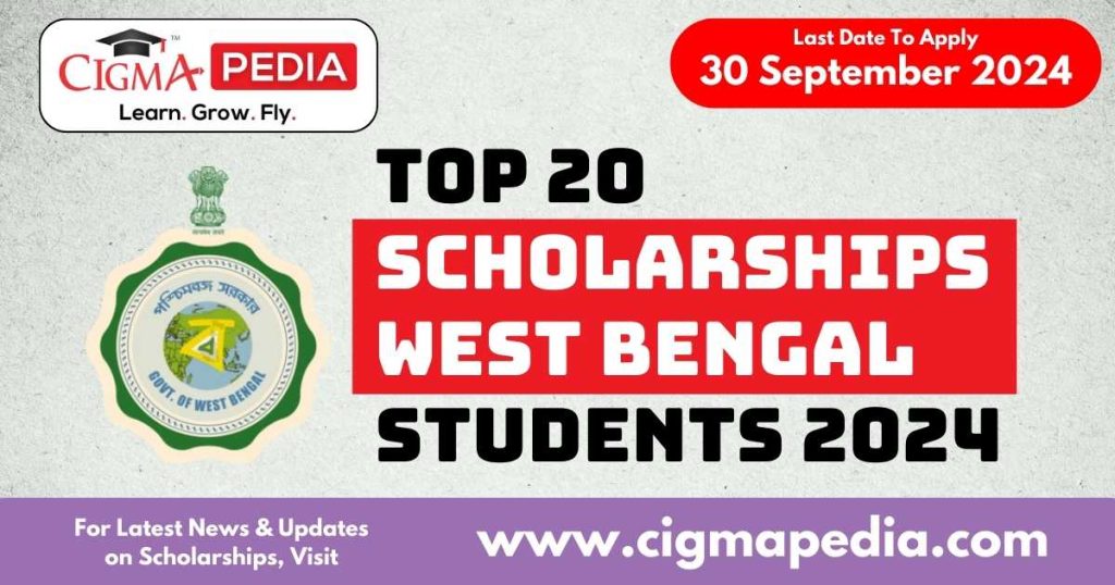 Top 20 Scholarships for West Bengal Students