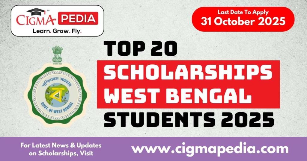 Top 20 Scholarships for West Bengal Students in October 2025