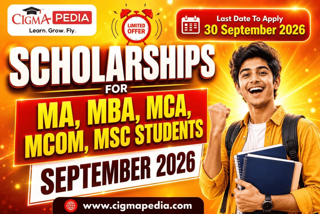 Top Scholarships for PG Students in September 2026