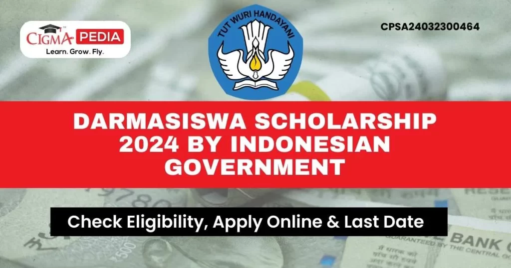 DARMASISWA Scholarship 2024 by Indonesian Government