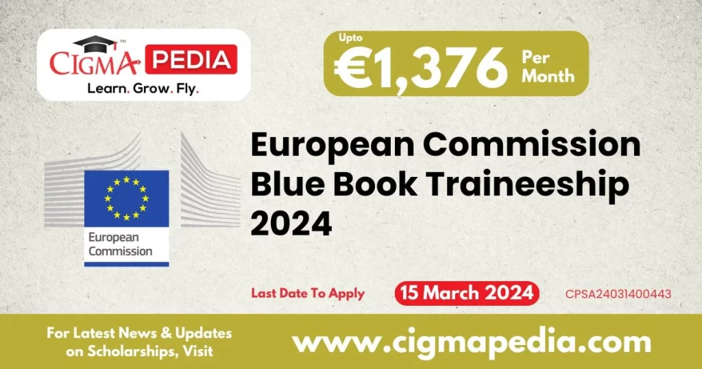 European Commission Blue Book Traineeship 2024