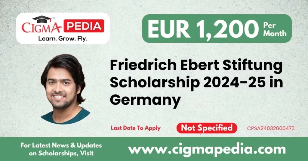 Friedrich Ebert Stiftung Scholarship 2024-25