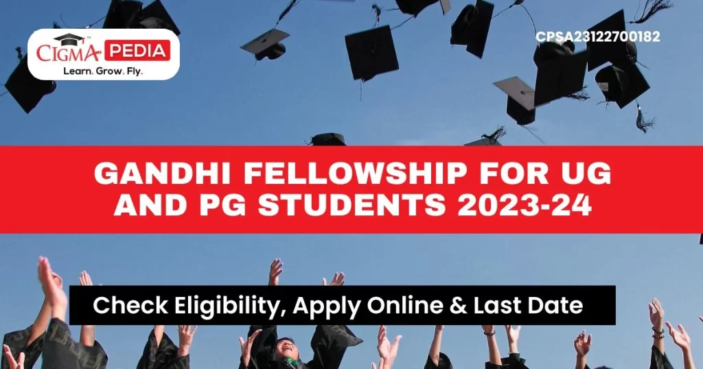 Gandhi Fellowship for UG and PG Students 2023-24