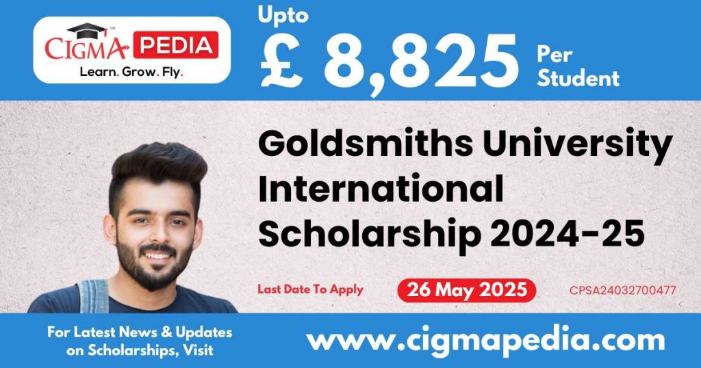 Goldsmiths University International Scholarship