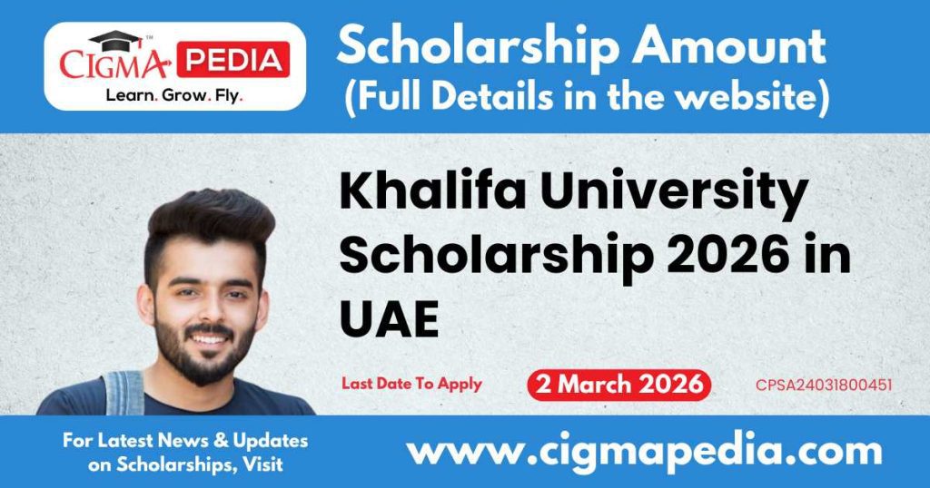 Khalifa University Scholarship