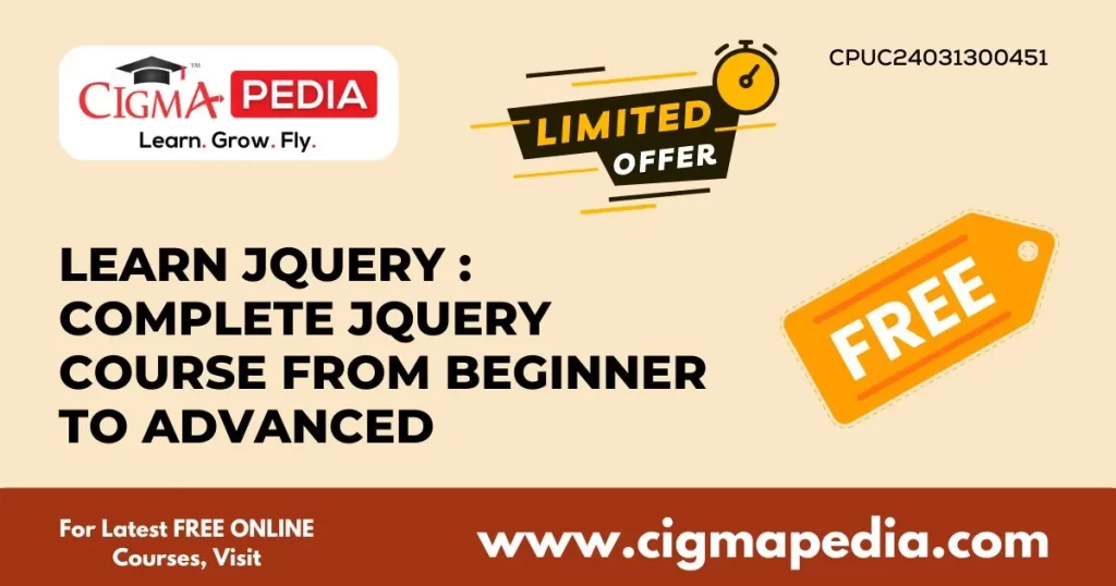 Learn jQuery