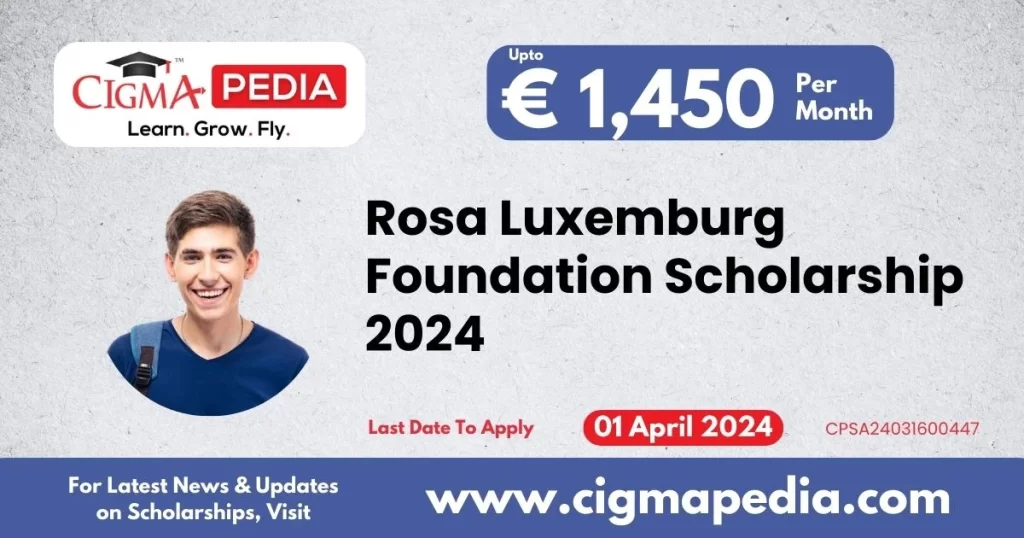 Rosa Luxemburg Foundation Scholarship 2024