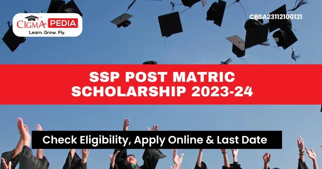 SSP Post Matric Scholarship 2023-24