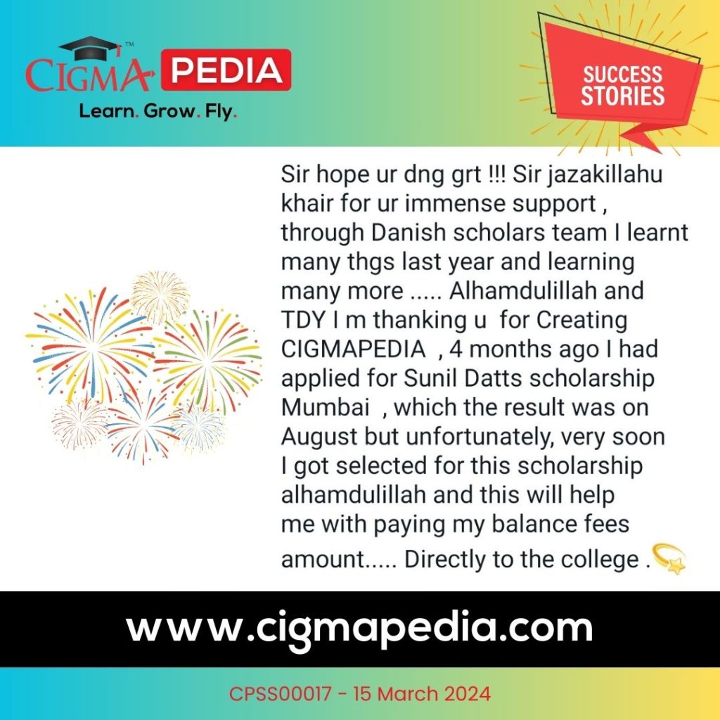 Success story - CIGMA Pedia -Danish Scholarship