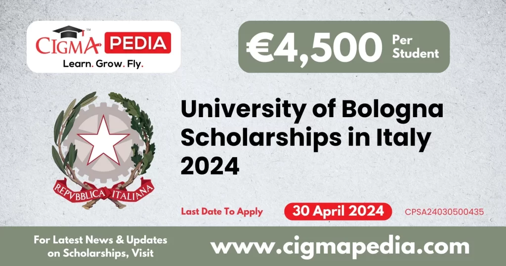 University of Bologna Scholarships in Italy 2024