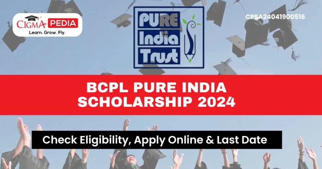 BCPL PURE India Scholarship 2024