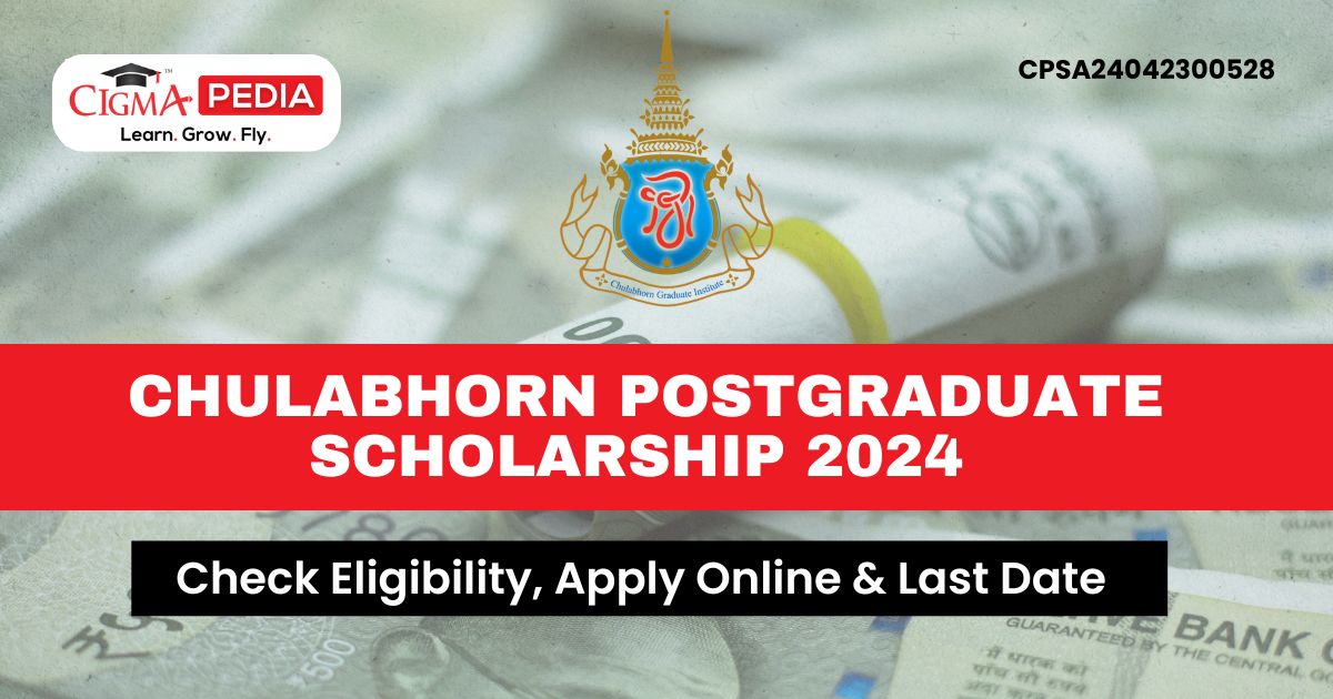 Chulabhorn Postgraduate Scholarship 2024