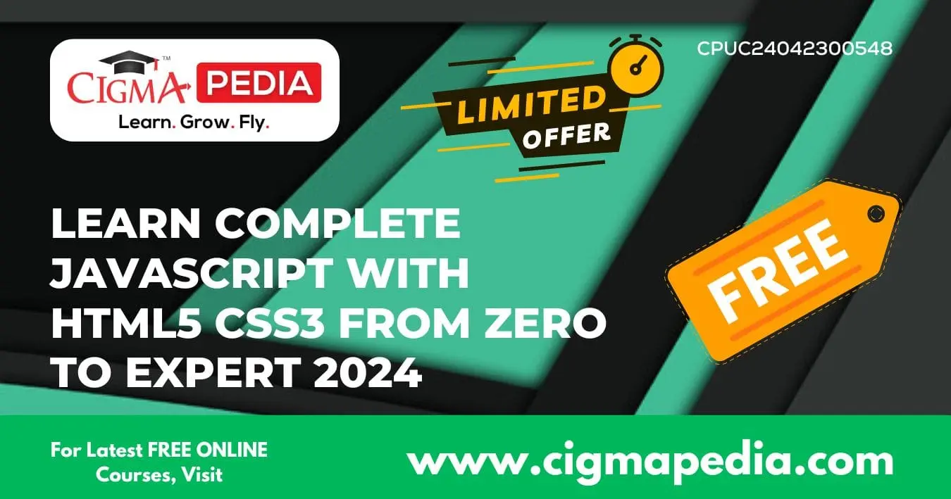 Learn Complete JAVASCRIPT With HTML5 CSS3 From Zero To Expert 2024 ...