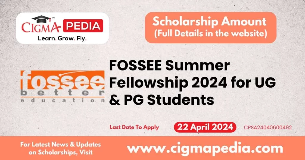 FOSSEE Summer Fellowship 2024