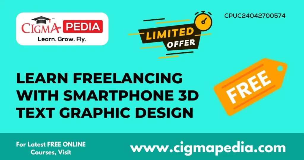 Freelancing with SmartPhone 3D