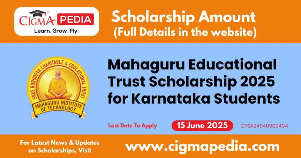 Mahaguru Educational Trust Scholarship