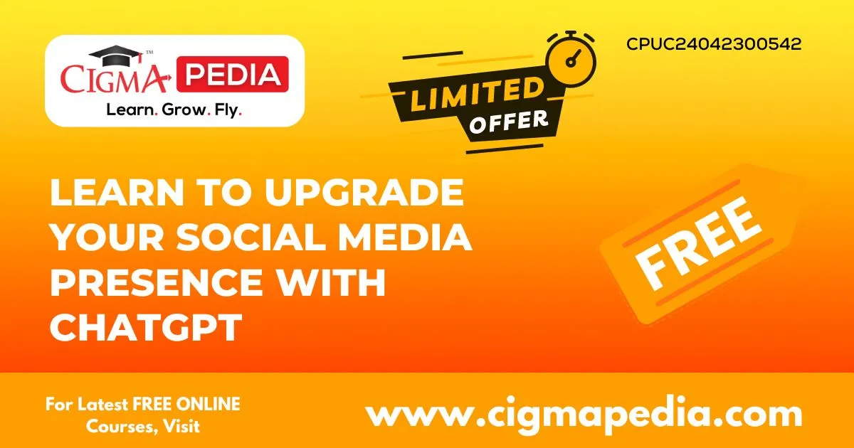 Learn to Upgrade Your Social Media Presence with ChatGPT (Free Udemy ...