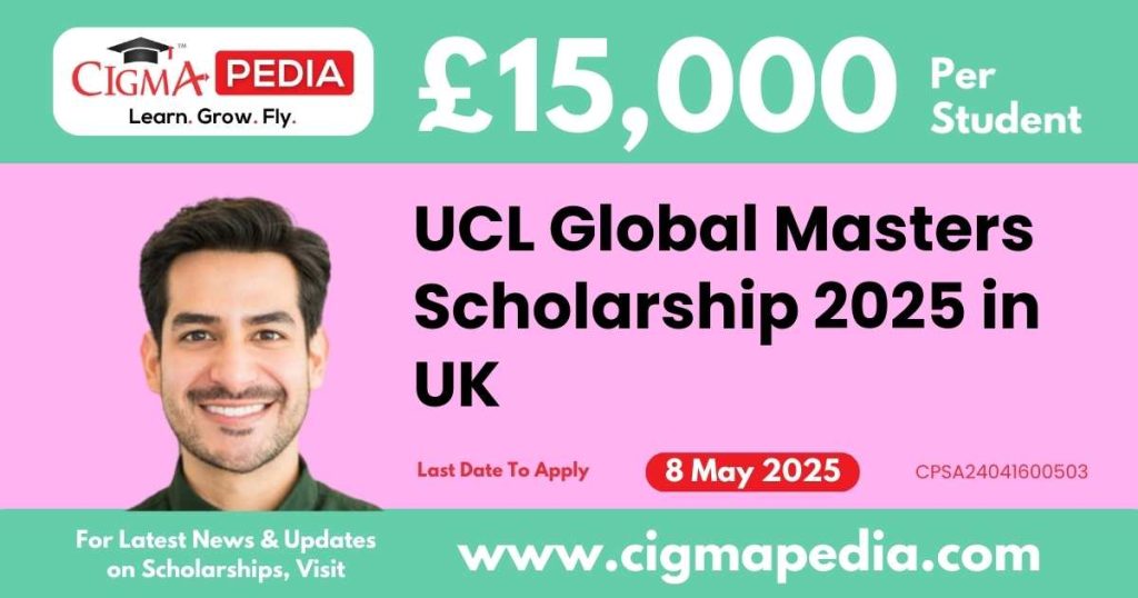 UCL Global Masters Scholarship
