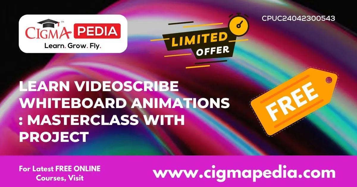 Learn Videoscribe Whiteboard Animations : MasterClass With Project ...