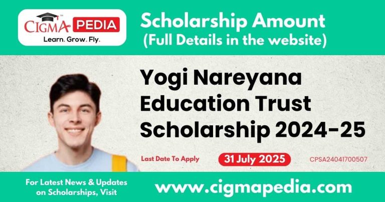 Yogi Nareyana Education Trust Scholarship