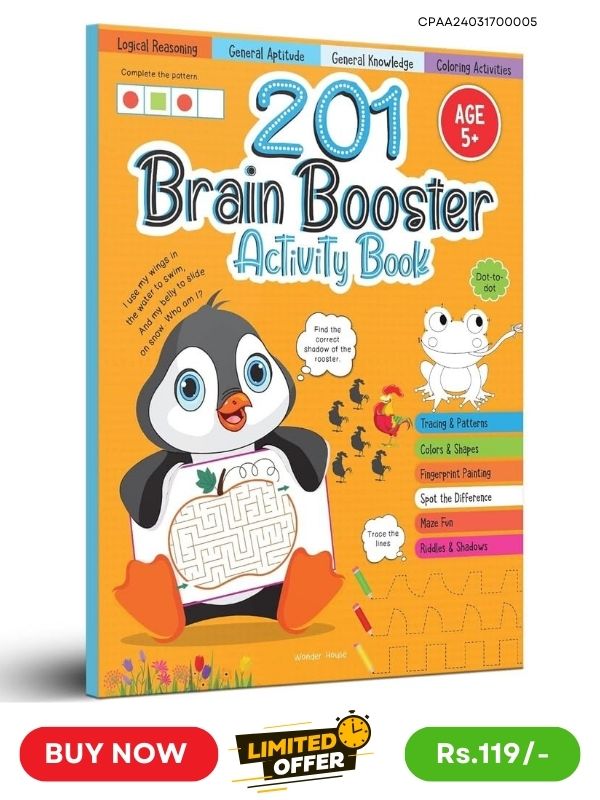 201 Brain Booster Activity Work Book CIGMA Pedia Amazon Link