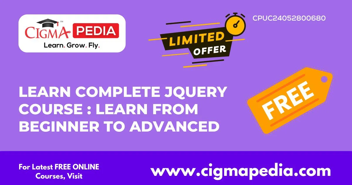 Complete jQuery Course