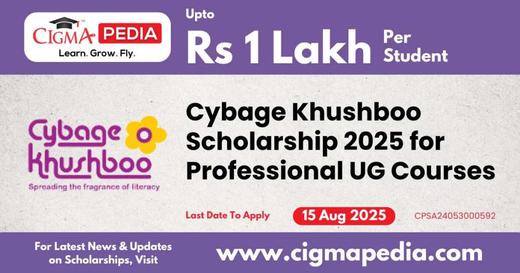 Cybage Khushboo Scholarship