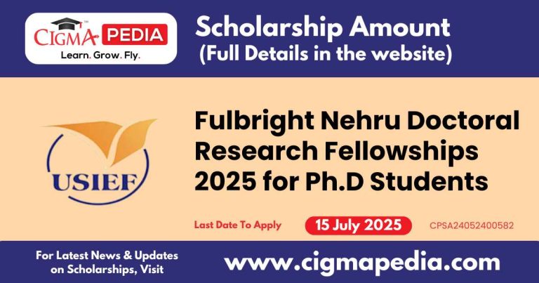 Fulbright Nehru Doctoral Research Fellowships