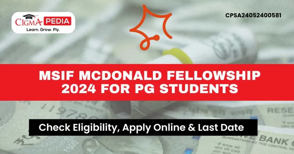 MSIF McDonald Fellowship 2024