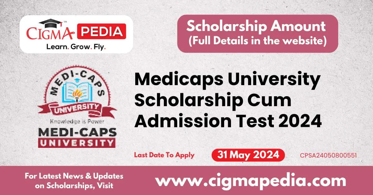 Medicaps University Scholarship Cum Admission Test 2024