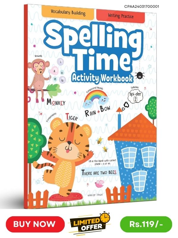 Spelling Time Activity Work Book CIGMA Pedia Amazon Link 02