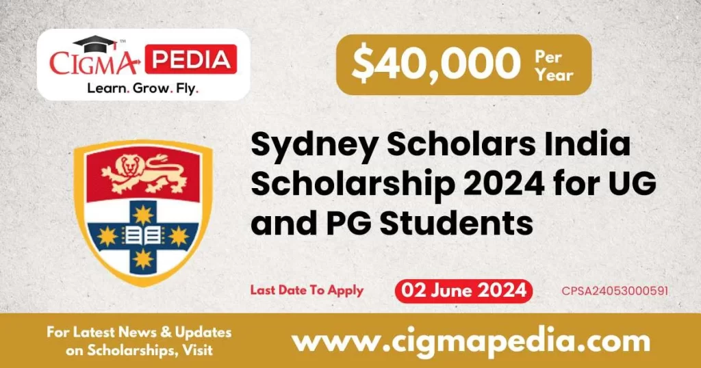 Sydney Scholars India Scholarship 24