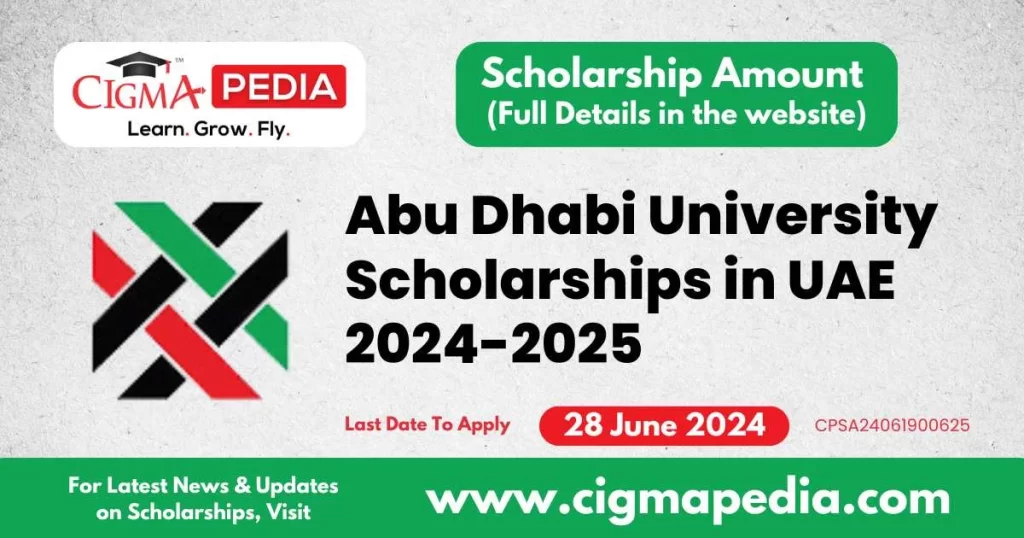 Abu Dhabi University Scholarships in UAE 2024-2025