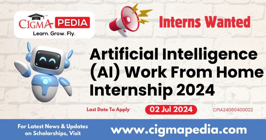 Artificial Intelligence work from home Internship