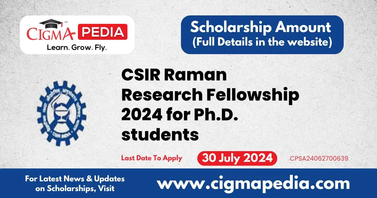 CSIR Raman Research Fellowship