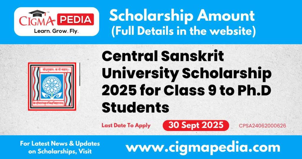 Central Sanskrit University Scholarship