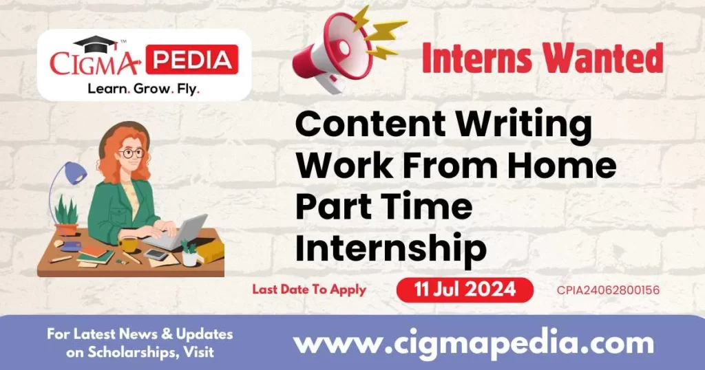 Content Writing Work From Home Part Time Internship by Tutort Academy LLP 2024