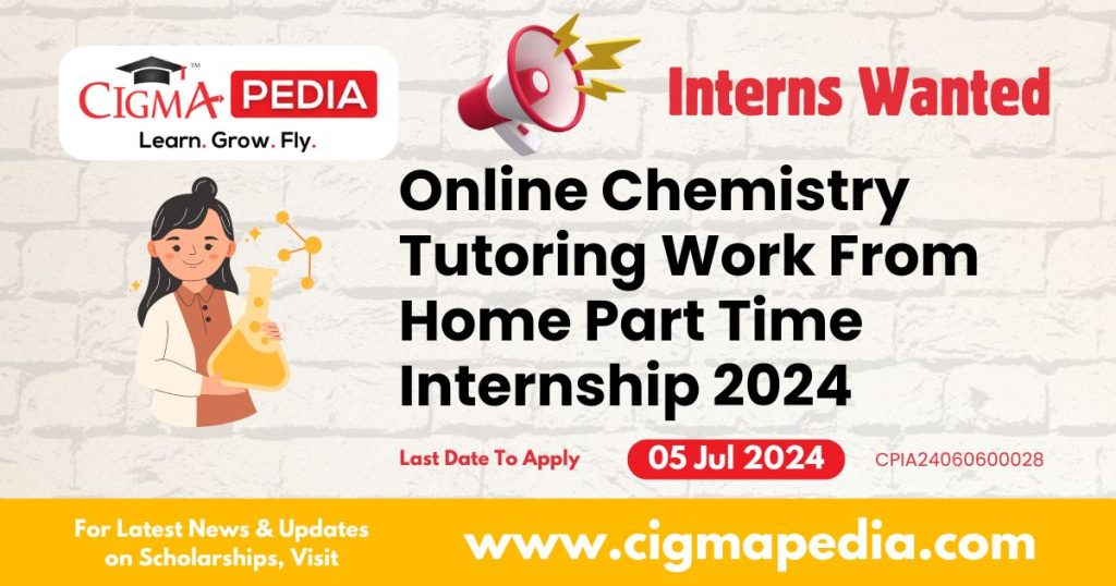 Online Chemistry Tutoring Internship