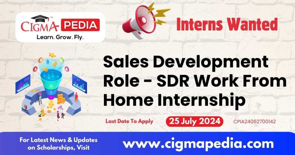 Sales Development Role - SDR Work From Home Internship